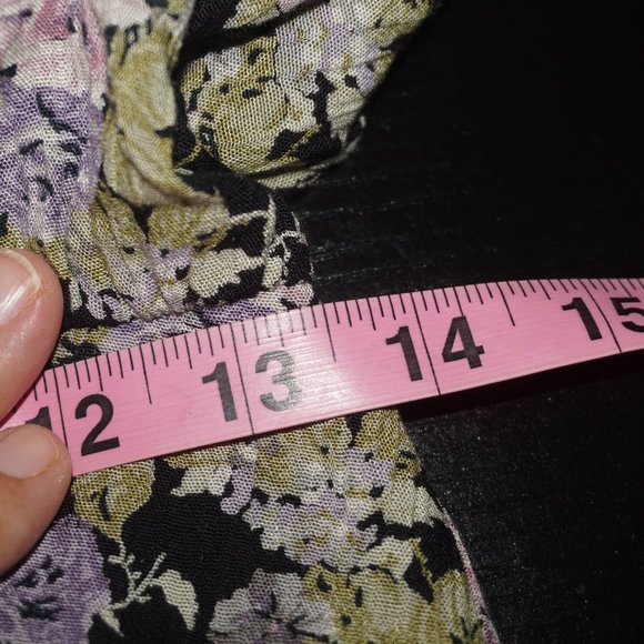 Vintage 80s Ann Taylor Floral Midi Dress - Picture 10 of 11